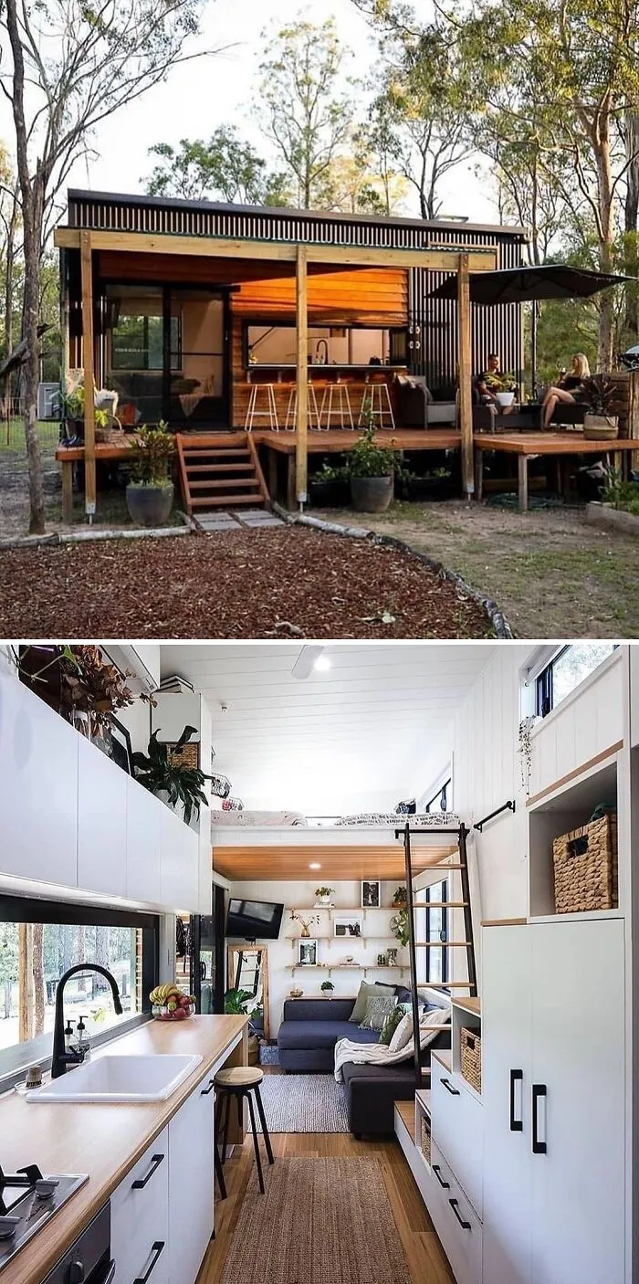 We Love This Tiny Home! So Warm And Cozy, Nestled Off Grid