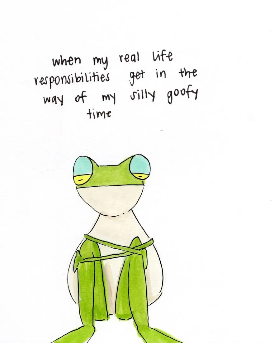 Artist Creates 39 Adorable Frog Illustrations Encouraging Self-Love And Resilience