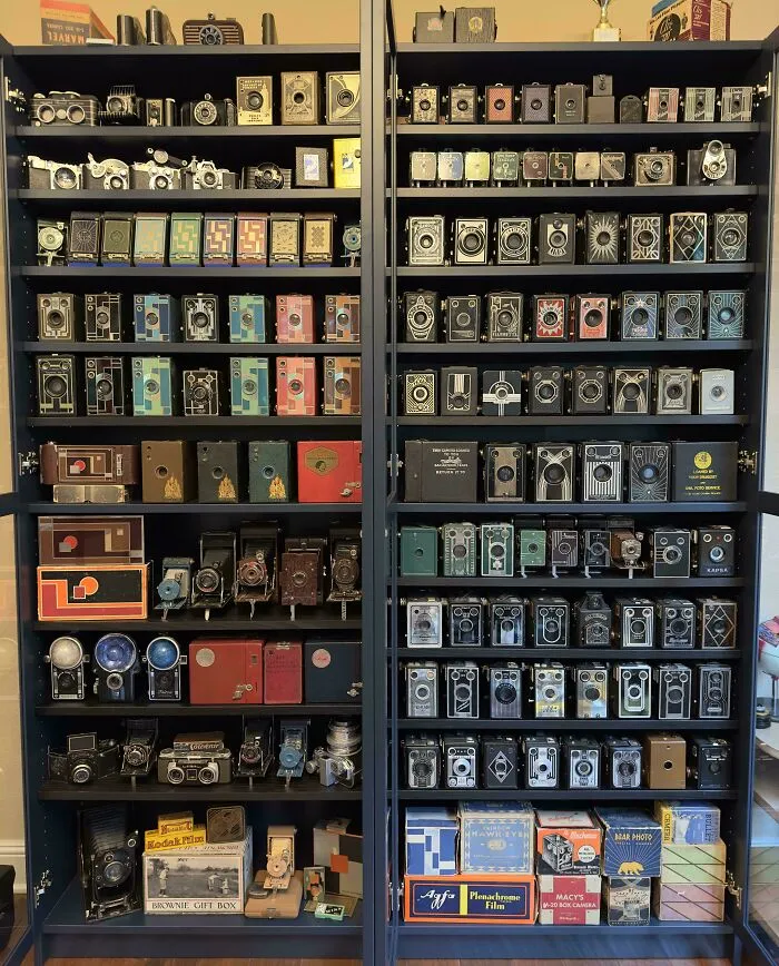 My Collection Of Art Deco Cameras. Mostly Late 1920s To Late 1940s. These Range From “Common” To “Few Known To Exist”