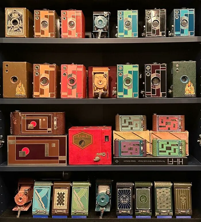 My Collection Of Antique Kodak Cameras Designed By Walter Dorwin Teague. 1920s And 1930s