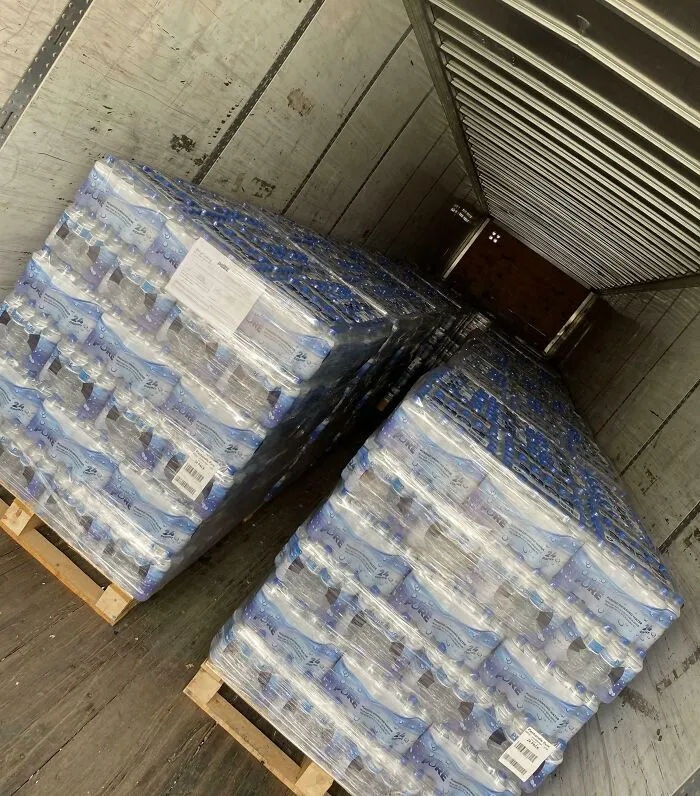 Semi Load Of Water I Just Got To Donate
