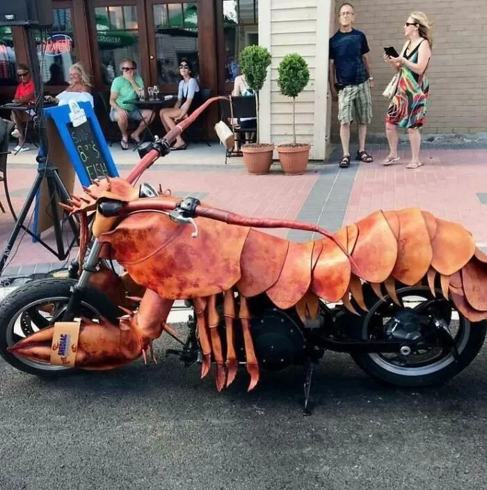 Anyone Wanna Ride A Lobster Motorcycle?