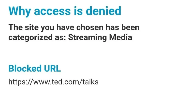 My School Asked Us To Research And Watch A Tedtalk Despite Blocking Their Website And Their Videos On Youtube