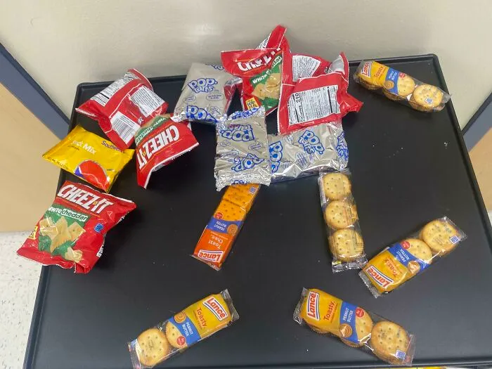 Today Is Teacher Appreciation Day. Our Principal Told Us She Left “Surprise Treats” In The Lounge As Our Gift. These Are The Treats