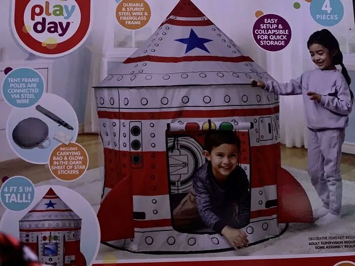 Got My Nieces (3) This Tent For Christmas. One Ran Away And One Started To Cry. My SIL Was Like “We Have One Of Those, It’s The Time Out Tent”