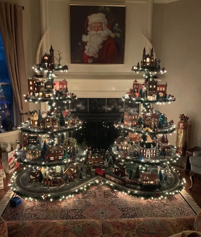Cool Christmas Setup My Dad Built For My Step Mom