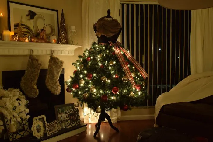 My Christmas Corner Featuring The Dress-Tree