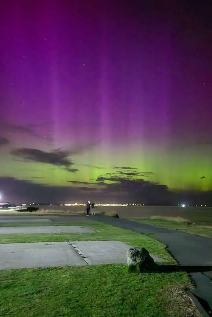 Aurora sobre Reino Unido