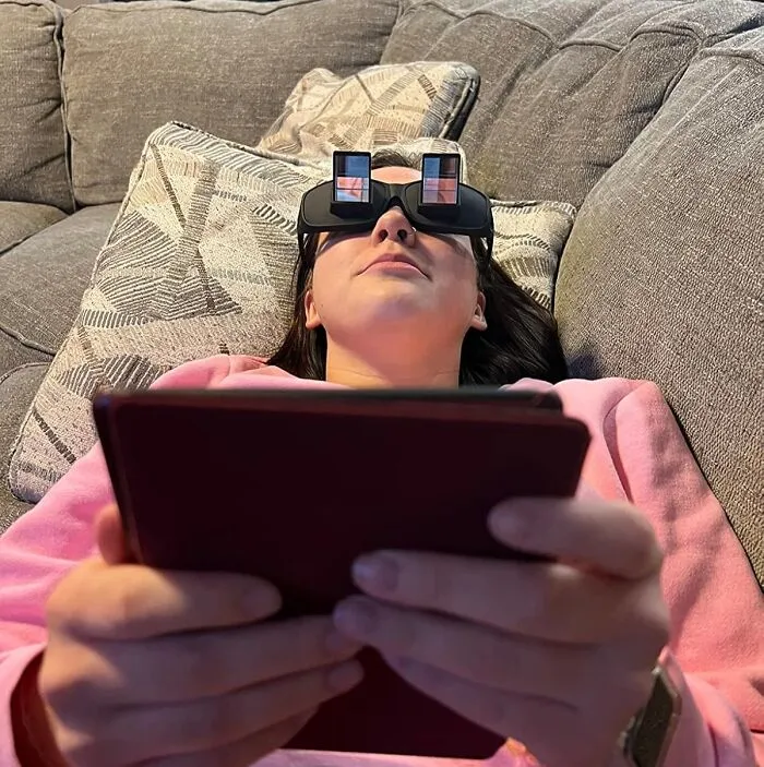 A Gift That's A Unique Reading Experience For The Antisocial Bookworm! These <a Style="Display:inline;" Href="Https://Www.amazon.com/Vinmax-Spectacles-Horizontal-Glasses-Watching/Dp/B01mxf4qxp?ie=utf8&linkcode=ll1&tag=bppony-20&linkid=dcb4eb21308f884e41f856fa220dde74&language=en_us&ref_=as_li_ss_tl" Target="_blank"><span Style="Font: Inherit; Color: #d74b1f;"> Prism Spectacles For Horizontal Reading</Span> Offer A Fresh Perspective On Reading, Allowing Them To Enjoy Their Favorite Books In A New And Innovative Way, All While Maintaining Their Preference For Solo Activities