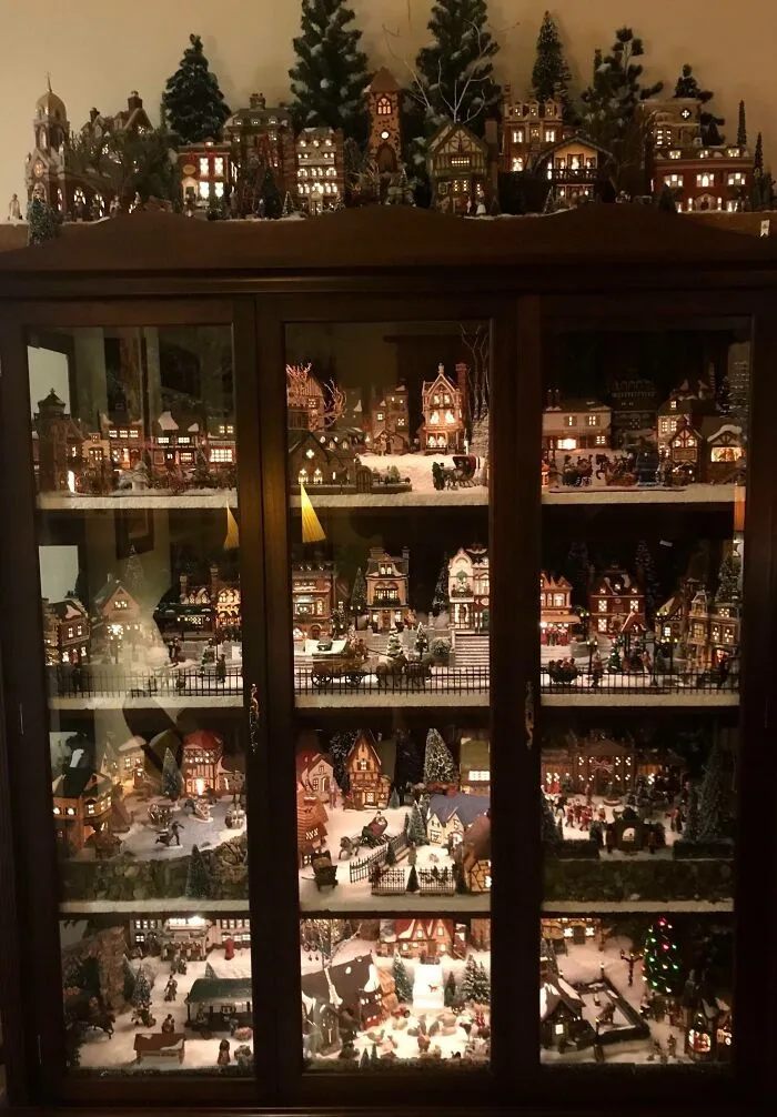 My Grandmother’s Christmas Village. The Details Have Always Captivated Me
