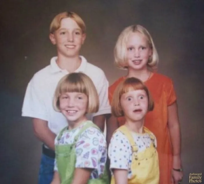 My Sister Wanted To Make Sure Her Eyes Stayed Open For The Picture
