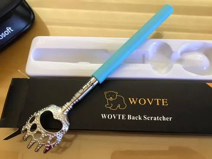 Get A Grip On Relaxation With This <a Style="Display:inline;" Href="Https://Www.amazon.com/Wovte-Bear-Black-Telescopic-Scratcher/Dp/B018ebnsbo?ie=utf8&linkcode=ll1&tag=bpgoose-20&linkid=0031b6694ad271a57b1b91bbf319e98b&language=en_us&ref_=as_li_ss_tl" Target="_blank"><span Style="Font: Inherit; Color: #d74b1f;"> Bear Claw Back Scratcher</Span>