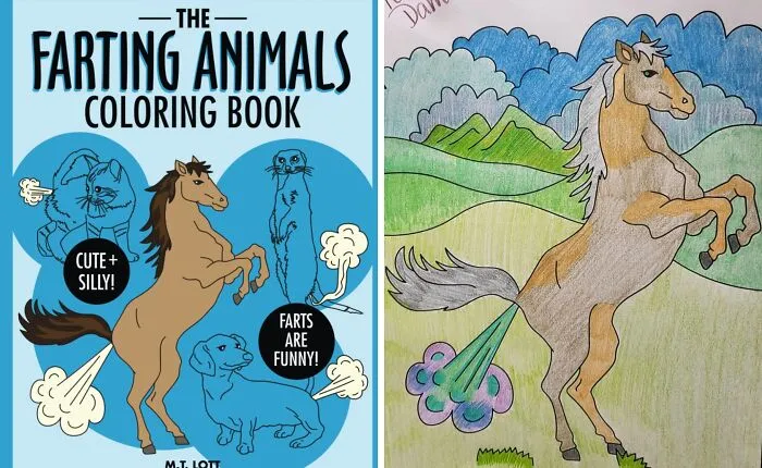 Let Out A Little Laughter And Let Your Creativity Run Wild With This <a Style="Display:inline;" Href="Https://Www.amazon.com/Farting-Animals-Coloring-Book/Dp/1539486125?ie=utf8&linkcode=ll1&tag=bppelican-20&linkid=67b68d3fe951cb3fa7fad1905b544f68&language=en_us&ref_=as_li_ss_tl" Target="_blank"><span Style="Font: Inherit; Color: #d74b1f;">  Farting Animals Coloring Book</Span>