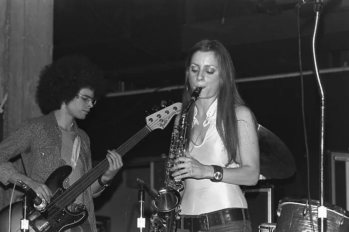 Me On Bass, Minnie On Sax. 1973