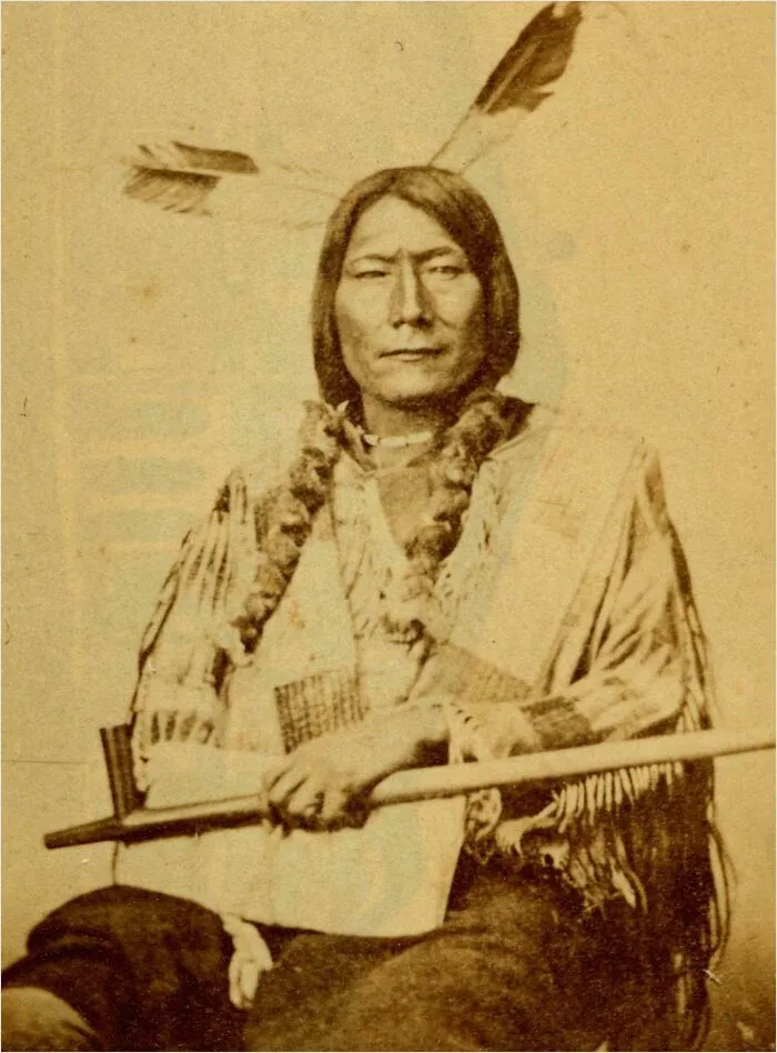 Portrait Of Big Foot, A Yankton Sioux Warrior. United States, Around 1870