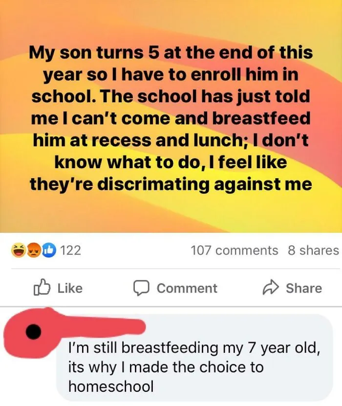 My 5-Year-Old Child Is Enrolling In School And They Say I Can’t Come And Breastfeed Him. I’m Being Discriminated Against