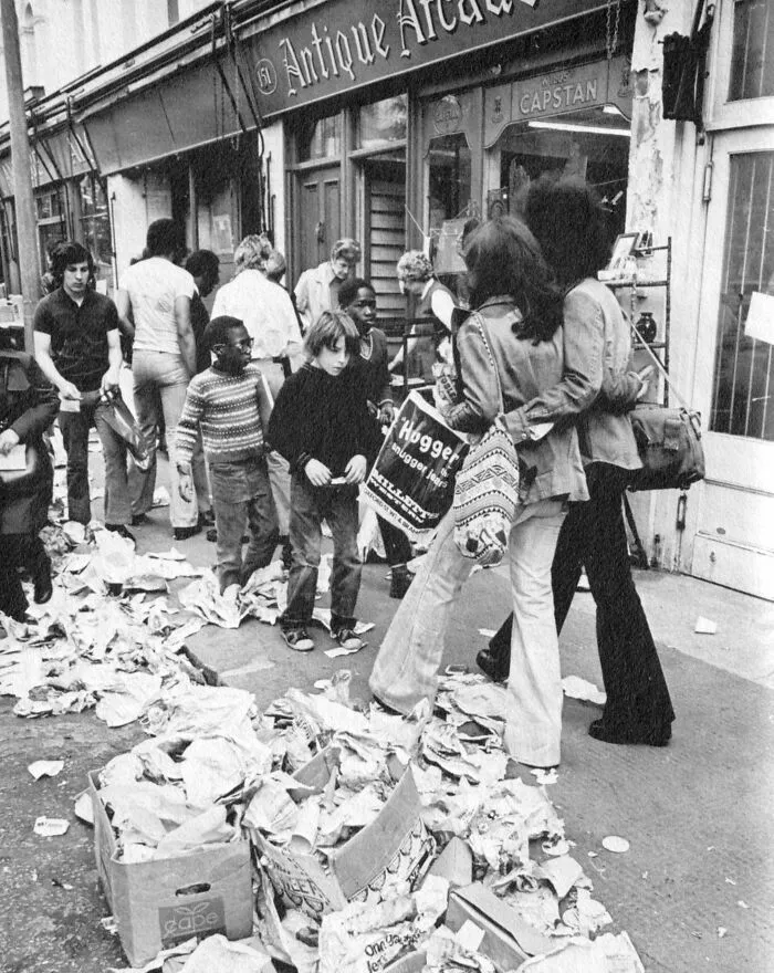 After The Market, Portobello, London C 1973