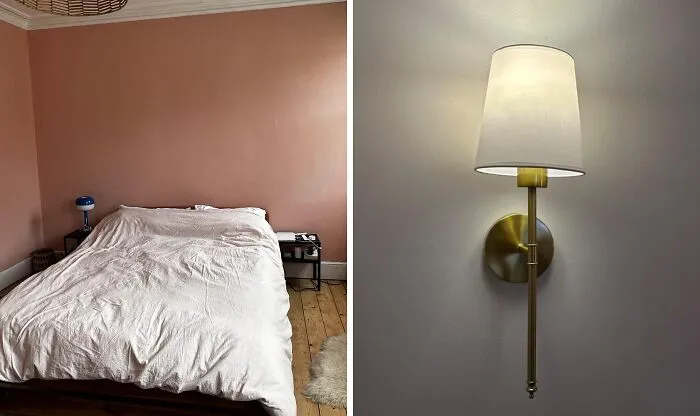 "I’d get <a Style="Display:inline;" Href="Https://Www.amazon.com/Jofios-Battery-Operated-Wireless-Rechargeable/Dp/B0cqrkdcwh?ie=utf8&linkcode=ll1&tag=bpmammoth-20&linkid=d018e57652db1f74aaa4e8650ff5d59d&language=en_us&ref_=as_li_ss_tl" Target="_blank"><span Style="Font: Inherit; Color: #d74b1f;"> sconces </Span> over the bedside tables to add elegance! and if you can, I’d swap out the pendant." - <span Style="Font: Inherit; Color: #d74b1f;"> K-Bread-6044 </Span>