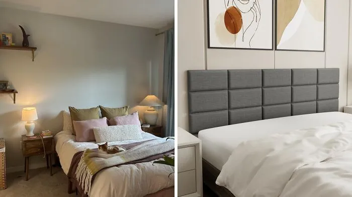 "<a Style="Display:inline;" Href="https://www.amazon.com/Bantie-Upholstered-Headboard-Floating-Soundproof/dp/B0D78VRSLK?crid=1XNAC6J5203LH&dib=eyJ2IjoiMSJ9.AwGJN3xcpOlzRTA-RIBxl-91yo6IfafK6cz_92aSXVaezJ5fZFtsiBT8t-FOWerKUjdSFNhZDkDffXu0Gdxw1iahCSyeC6w3YIormNuedtmpYQ4qpB-wUnMRBCPi2Vw_CShK_Yvbd4ZdDoicGxl0_rPzZREshL9QziQjsPPPeXuJZ5w10p8KHJHnF8gk9x7sd5CdpI3Rq6mqVcz0MzQyYCAv2mZo8tUi2UHnHnf0X3zoWkDhVLYvfJo0AZ4CerAXU6Gi3Xl_Ns5_HSNwNARYLADWzYOc06KhjvJeMM_AtW0.qDSELCrpXF53iCxFNJOemlkSbxTmoBt6M0TTeOdW468&dib_tag=se&keywords=Peel+and+Stick+Headboard&qid=1734438160&s=home-garden&sprefix=peel+and+stick+headboard%2Cgarden%2C214&sr=1-2-spons&sp_csd=d2lkZ2V0TmFtZT1zcF9hdGY&psc=1&linkCode=ll1&tag=bpmammoth-20&linkId=bcd0ad915aa5f8a2838005f8b4ef1243&language=en_US&ref_=as_li_ss_tl" Target="_blank"><span Style="Font: Inherit; Color: #d74b1f;">Headboard </Span>or a big picture." - <span Style="Font: Inherit; Color: #d74b1f;"> Chichifiona </Span>