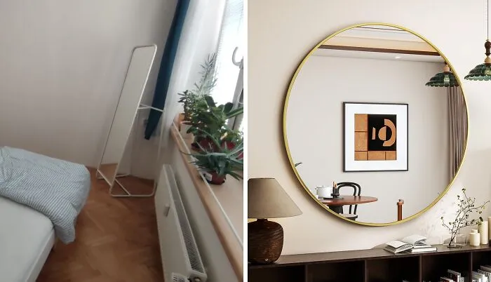 "Unless you absolutely can’t live without a floor <a Style="Display:inline;" Href="https://www.amazon.com/VETROVUE-Bathroom-Mirrors-Wall-Mounted-Entryway/dp/B0D666JYVB?content-id=amzn1.sym.27b41115-b206-47c3-8621-713097e8442c%3Aamzn1.sym.27b41115-b206-47c3-8621-713097e8442c&crid=2UN71C287QN3H&cv_ct_cx=mirror%2Bwall&keywords=mirror%2Bwall&pd_rd_i=B0D666JYVB&pd_rd_r=9daa6229-17ec-44b5-9567-e6ae02d7b009&pd_rd_w=AoUdd&pd_rd_wg=0z4WW&pf_rd_p=27b41115-b206-47c3-8621-713097e8442c&pf_rd_r=CTG7A3CF8G95FDXYRFED&qid=1734359554&s=home-garden&sbo=RZvfv%2F%2FHxDF%2BO5021pAnSA%3D%3D&sprefix=mirror%2Bwa%2Cgarden%2C479&sr=1-1-6024b2a3-78e4-4fed-8fed-e1613be3bcce-spons&sp_csd=d2lkZ2V0TmFtZT1zcF9zZWFyY2hfdGhlbWF0aWM&th=1&linkCode=ll1&tag=bpmammoth-20&linkId=b61c7f6e8aa5c11becb4b48ecc997449&language=en_US&ref_=as_li_ss_tl" Target="_blank"><span Style="Font: Inherit; Color: #d74b1f;"> mirror</Span>, it is taking up valuable floor space. Get one that mounts on the wall or door." - <span Style="Font: Inherit; Color: #d74b1f;"> Suz9006 </Span>