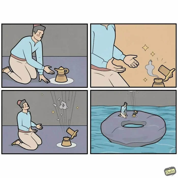 30 Brilliantly Sarcastic Comics By Anton Gudim That Capture Life’s Ironies (New Pics)