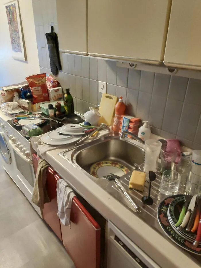 Este caos lo ha hecho una sola persona: mi compañero de piso