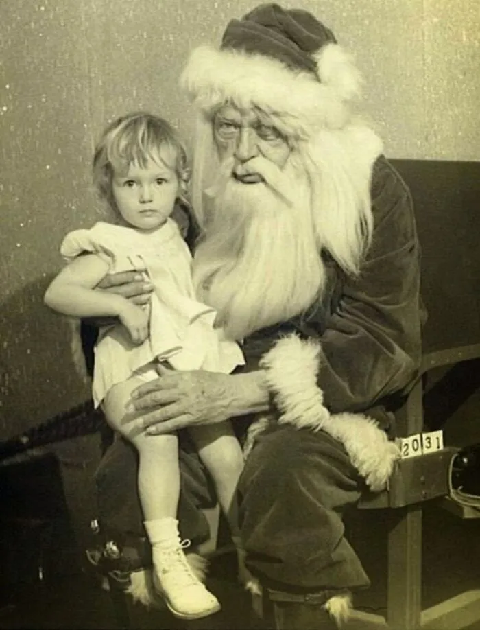 Creepy Vintage Santa Claus