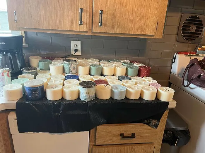 Second Day Of Bath And Body Works Candle Weekend!!! 85 Candles Today (I Found 55 Yesterday!!)…along With 8 Hand Soaps, 2 Sprays, 2 Body Washes, 4 Lotions, 1 Hand Sanitizer, 2 Plug Ins, A Light Up Candle Stand And 46 Plug In Refills 😂