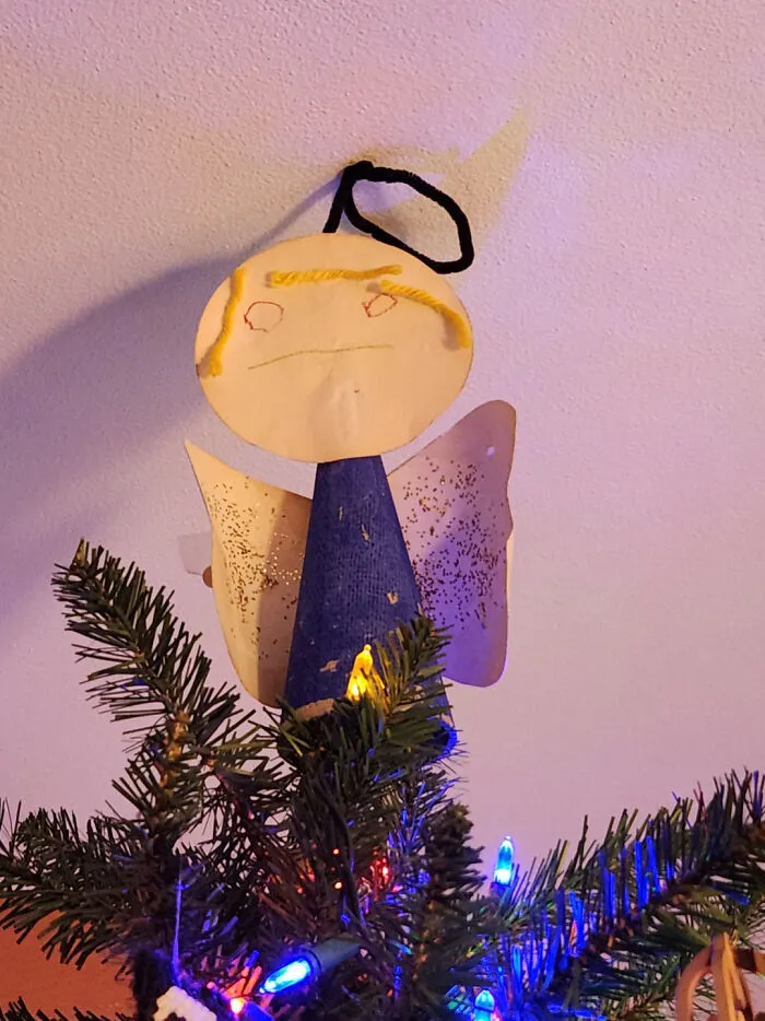 My Parents Still Use The Angel Tree Topper I Made 40 Years Ago
