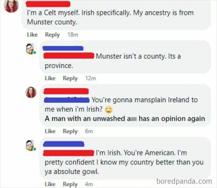 "You're Gonna Mansplain Ireland To Me When I'm Irish?"