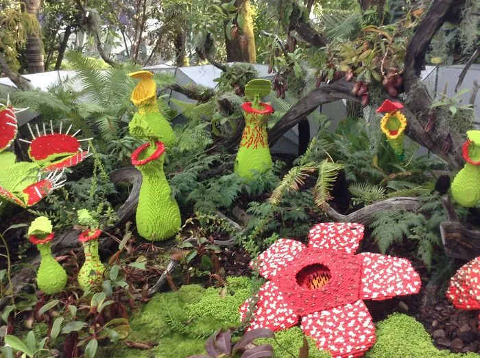 This Garden With LEGO Plants In Singapore