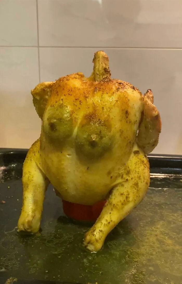 We Made Roast Chicken With Lime Stuffing