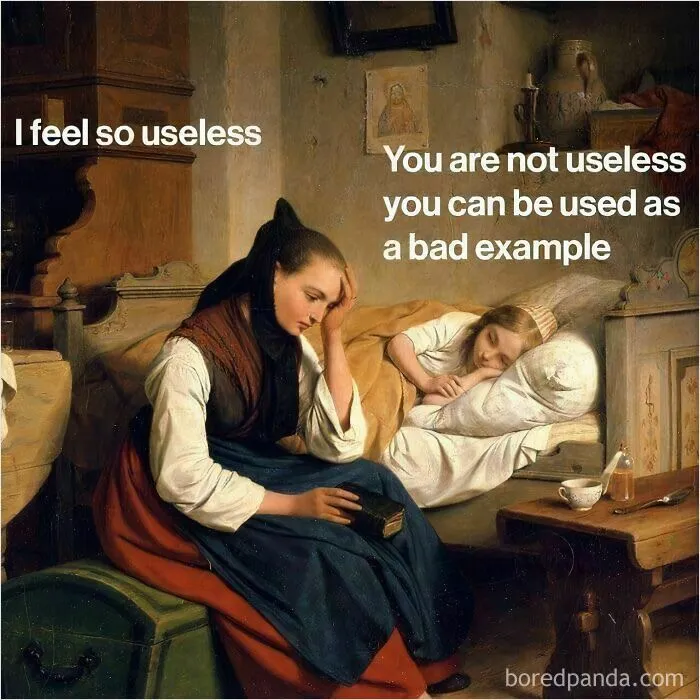 50 Funny Memes That Masterfully Combine Classical Art And Relatable Humor