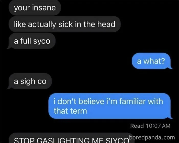Text conversation with humorous misunderstanding, featuring the best-texts-of-2024.