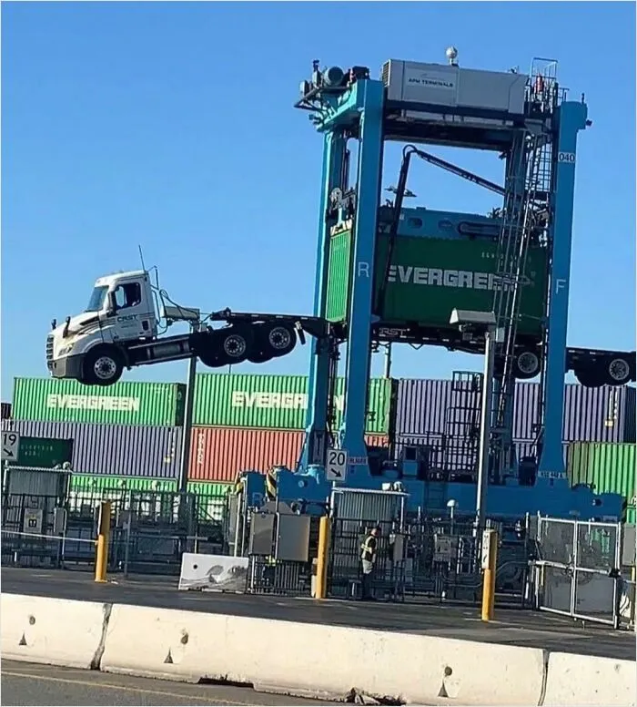First Day Working The Port. Safety Wants To Talk To Me, Probably To Tell Me How Good Of A Job I’m Doing