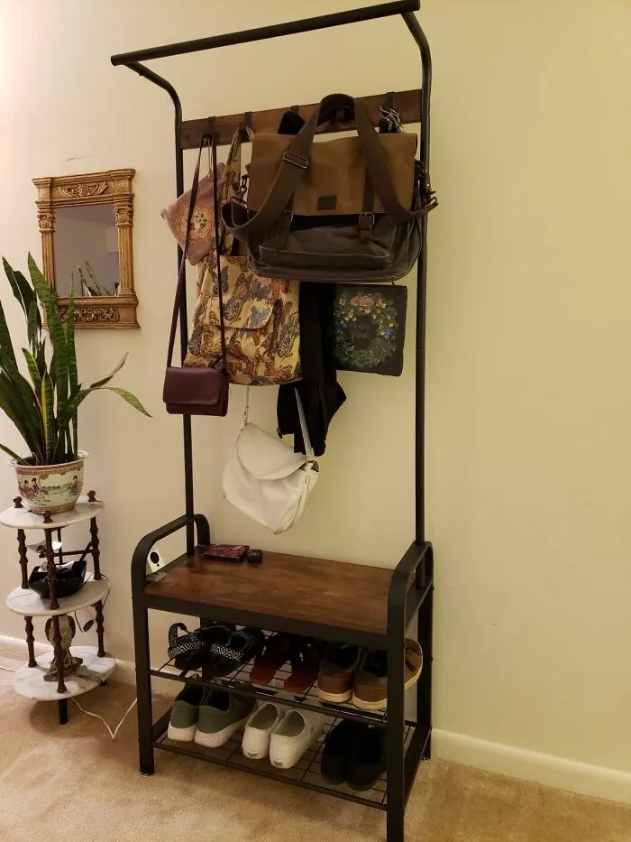 Corral Your Coats And Kicks In Country Style With A <a Style="Display:inline;" Href="Https://Www.amazon.com/Vasagle-Industrial-Entryway-Furniture-Uhsr40b/Dp/B0786bn4wy?ie=utf8&linkcode=ll1&tag=bptoucan-20&linkid=2300c484e1a91a7300c72df6a8a78a67&language=en_us&ref_=as_li_ss_tl" Target="_blank"><span Style="Font: Inherit; Color: #d74b1f;"> Rustic Shoe Bench And Coat Rack </Span> That Brings A Welcoming Touch To Your Entryway