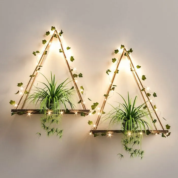 Bring A Whimsical Touch To Your Decor With <a Style="Display:inline;" Href="Https://Www.amazon.com/Greenery-LED-Strip-Floating-Bathroom-Included/Dp/B09g67dkxv?pd_rd_w=d9wgg&content-ID=amzn1.sym.3a852a98-D65f-4301-9bd0-9b589b14d1ef&pf_rd_p=3a852a98-D65f-4301-9bd0-9b589b14d1ef&pf_rd_r=6rjc2yj6d98tgr9ee2wd&pd_rd_wg=ovq9f&pd_rd_r=6d53ec6b-E7ee-4c21-B3ac-86ec3c8bbd1c&pd_rd_i=b09g67dkxv&th=1&linkcode=ll1&tag=bptoucan-20&linkid=6f9684db3a57f596491655ec538a00d7&language=en_us&ref_=as_li_ss_tl" Target="_blank"><span Style="Font: Inherit; Color: #d74b1f;"> Triangle Shelves </Span> That Are Swinging Into The Spotlight With Their Lush Ivy And Twinkling Lights!