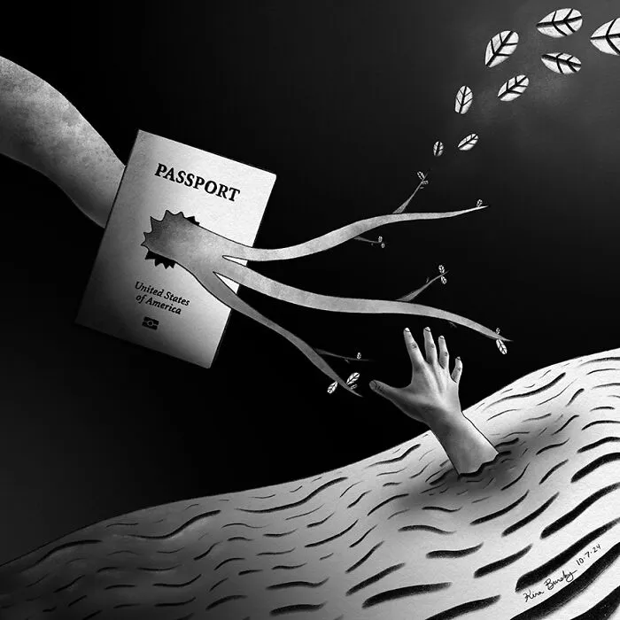 31 Illustrations Exploring The Devastating Impact Of Hurricane Helene Drawn By This Artist