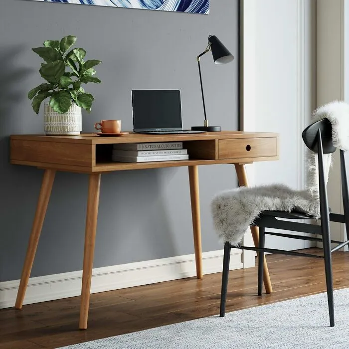 Stay Focused In Style With A <span Style="Font: Inherit; Color: #d74b1f;"> Sleek Modern Desk </Span> That Streamlines Your Workspace For Maximum Productivity
