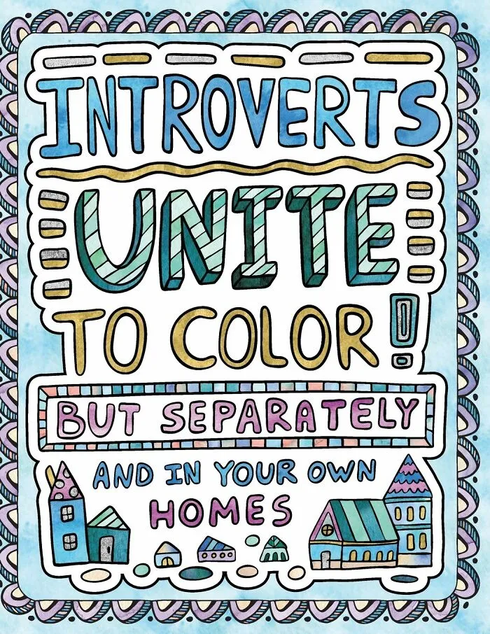 A Gift That's A Vibrant Celebration Of Solo Creativity For The Antisocial Colorer! This <a Style="Display:inline;" Href="Https://Www.amazon.com/Dp/1509102566?ascsubtag=7775550%2c5%2c36%2cd%2c0%2c0%2cbf-Ssrch%2c1236%3a2%3b900%3a2%3b974%3a3%3b1125%3a2%3b1338%3a1%2c54032150%2c0%2c0&ie=utf8%25252c0%252c0%2c0&btn_ref=srctok-Ed1d67dd6d06495e&linkcode=ll1&tag=bppony-20&linkid=25667b483e69ee41c9aa06f718187998&language=en_us&ref_=as_li_ss_tl" Target="_blank"><span Style="Font: Inherit; Color: #d74b1f;"> "Introverts Unite To Color! But Separately And In Your Own Homes"</Span> Is A Hilarious And Relatable Take On The Traditional Coloring Book, Acknowledging And Embracing The Introverted Desire For Independence And Alone Time While Still Providing A Fun And Creative Outlet