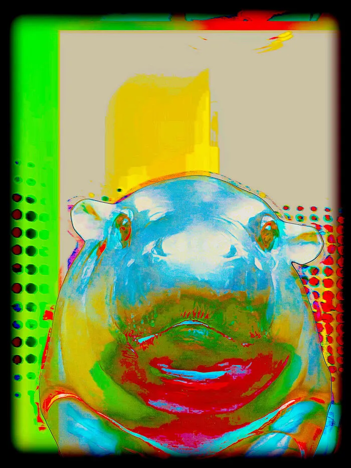 I Made A Moo Deng Inspired Pop Icon Holiday Celebration (10 Pics)