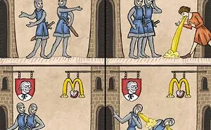 17 Hilarious Comics That Show What Happens When Modern Life Goes Medieval