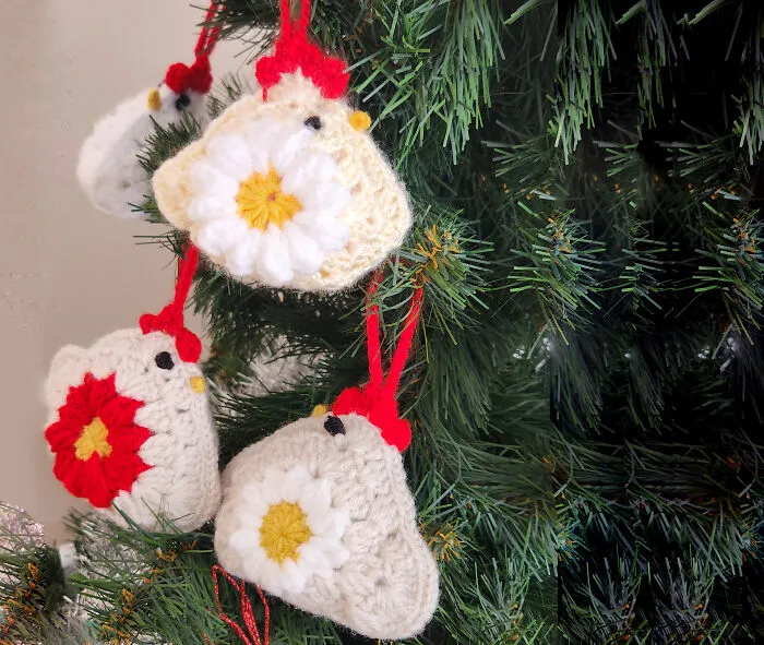 A Flock Of Granny Square Chicks—christmas Made Cuter!