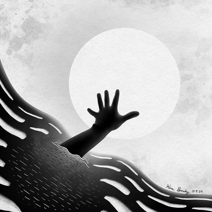 31 Illustrations Exploring The Devastating Impact Of Hurricane Helene Drawn By This Artist