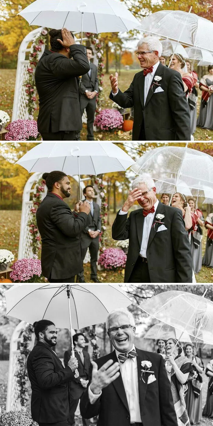 My Dad Does The Fake Handshake Routine Every Chance He Gets. My Brother-In-Law Finally Got Him Back