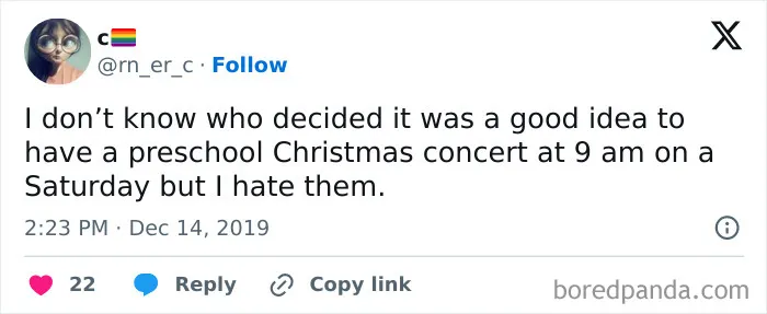 30 Funny Tweets From Parents Who Share Unfiltered Truth About School Christmas Concerts