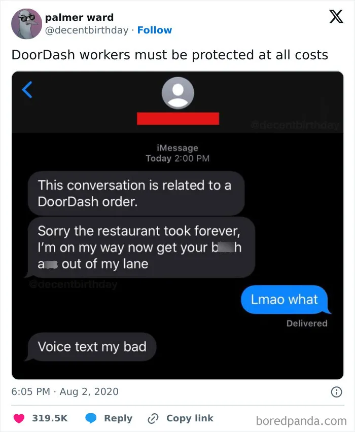 Would've Given Them Extra Tip Money Because That Would Have Made Me Laugh