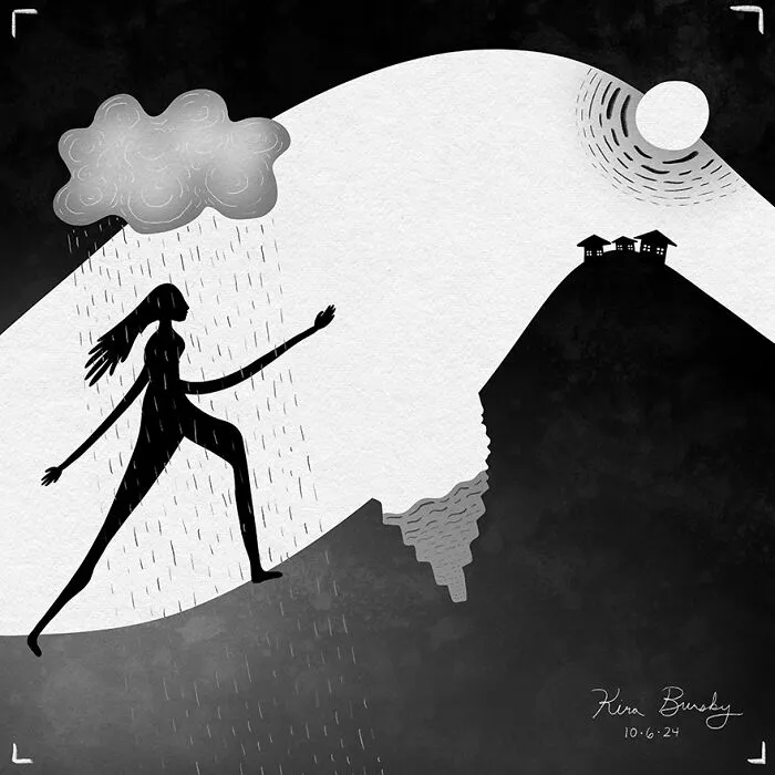 31 Illustrations Exploring The Devastating Impact Of Hurricane Helene Drawn By This Artist