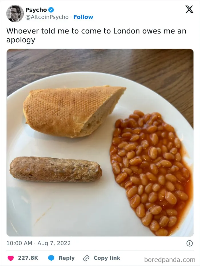 British Food Strikes Again