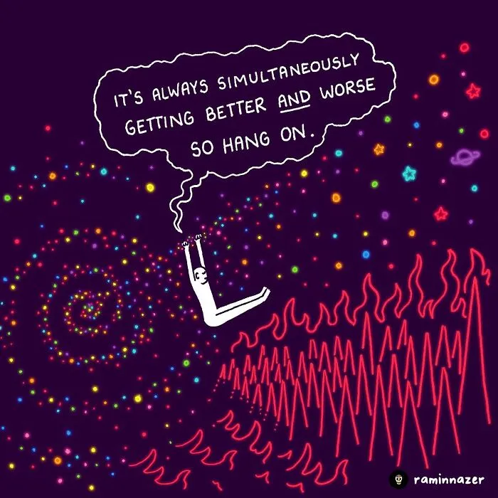 45 Vibrant Illustrations Offering Words Of Wisdom By Ramin Nazer